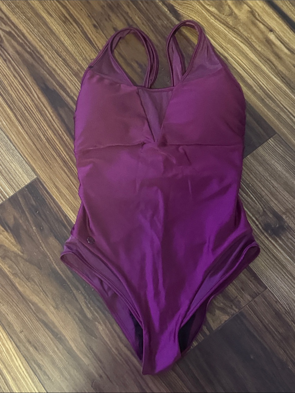 One-Piece Sheer Mesh Accent Sculpting Swimsuit